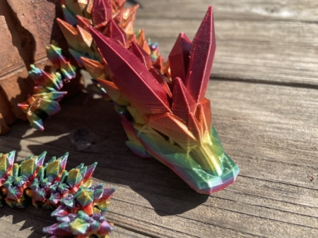 Articulated Crystal Dragon Fidget Desk Toy