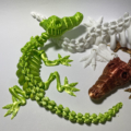 Articulated Flexi Crocodile / Alligator Skeleton