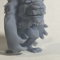 Cartoon Werewolf, 3d printed, unpainted resin figure, Halloween
