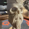 Celtic Bearded Skull King Chalice Mug Goblet