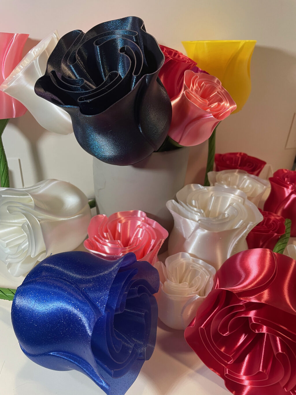 3D Printed Roses for Valentine's Day or Whenever