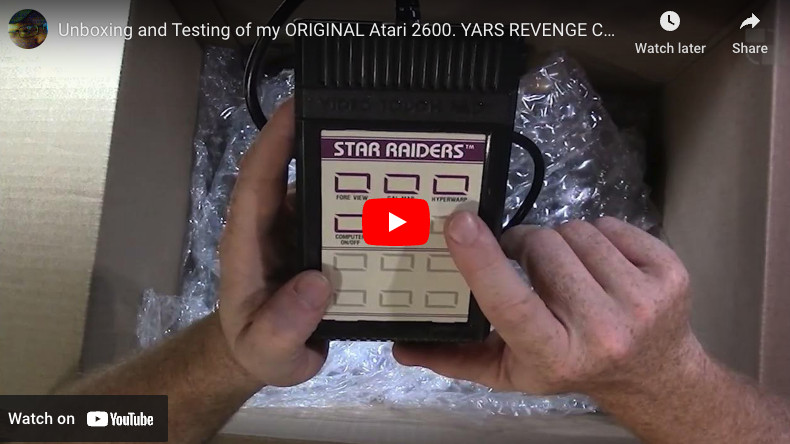 Unboxing and Testing my ORIGINAL Atari 2600! With Yars' Revenge Comic and Star Raiders Controller.