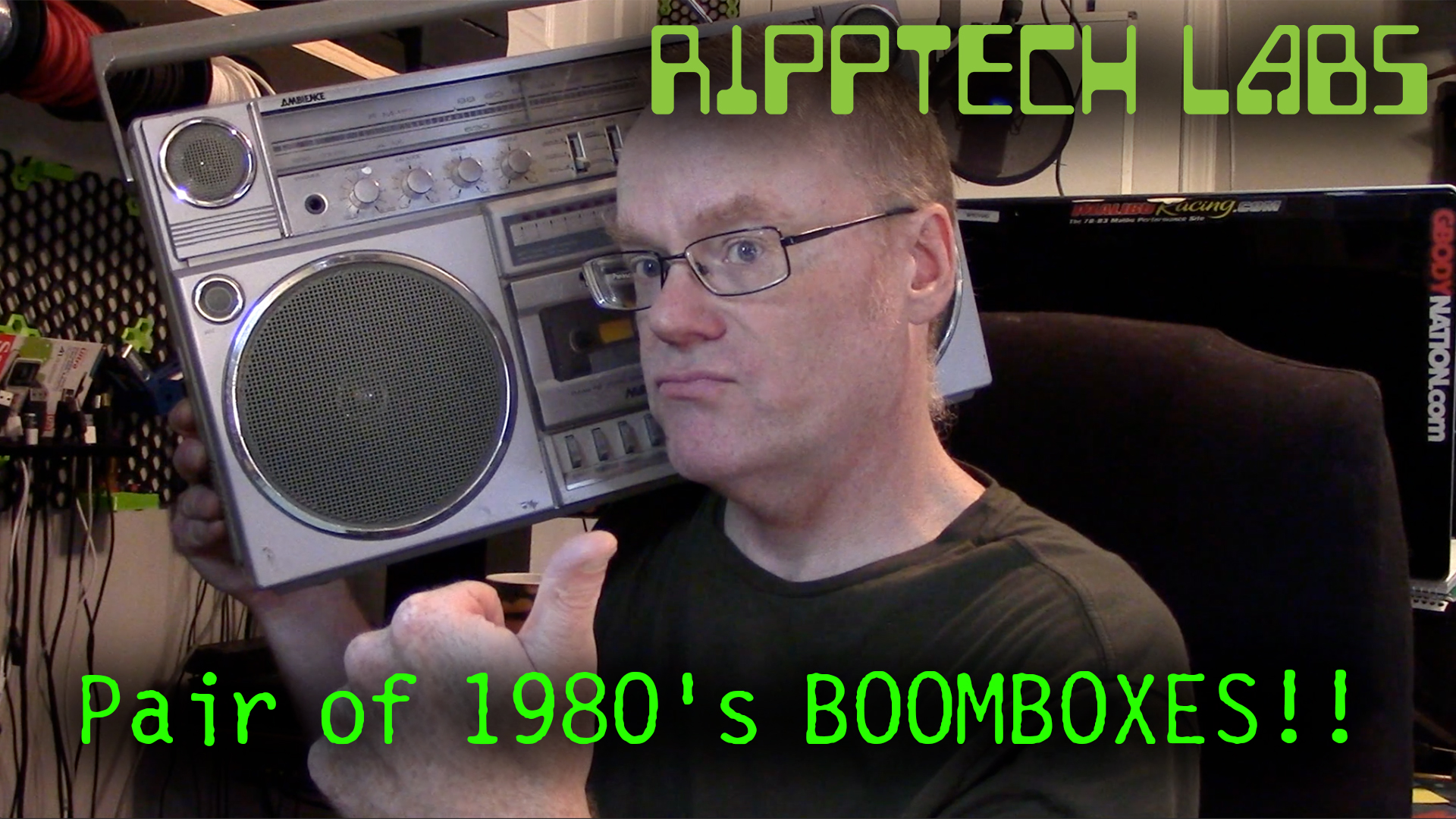 Video: A Pair of Early 1980's Boomboxes! - Panasonic 5150 and Sears 57H2192