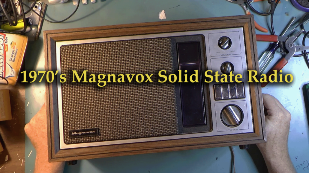 Updates and NEW Video, 1970's Magnavox Solid State Table/Shelf Radio